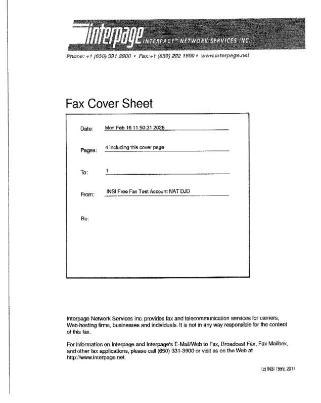 fax page