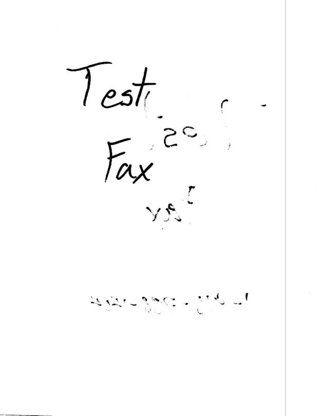 Fax page
