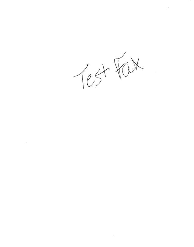 fax page