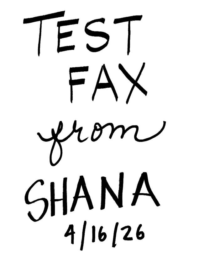 fax page