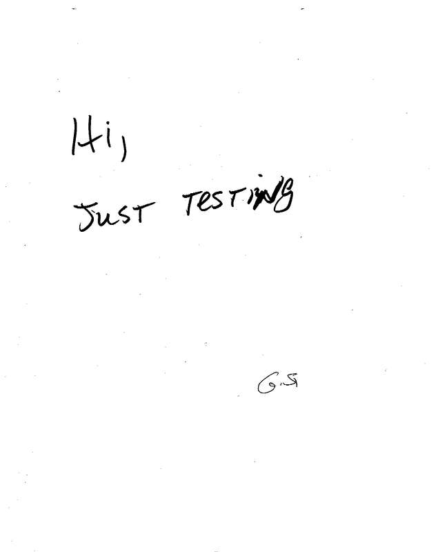 Fax page