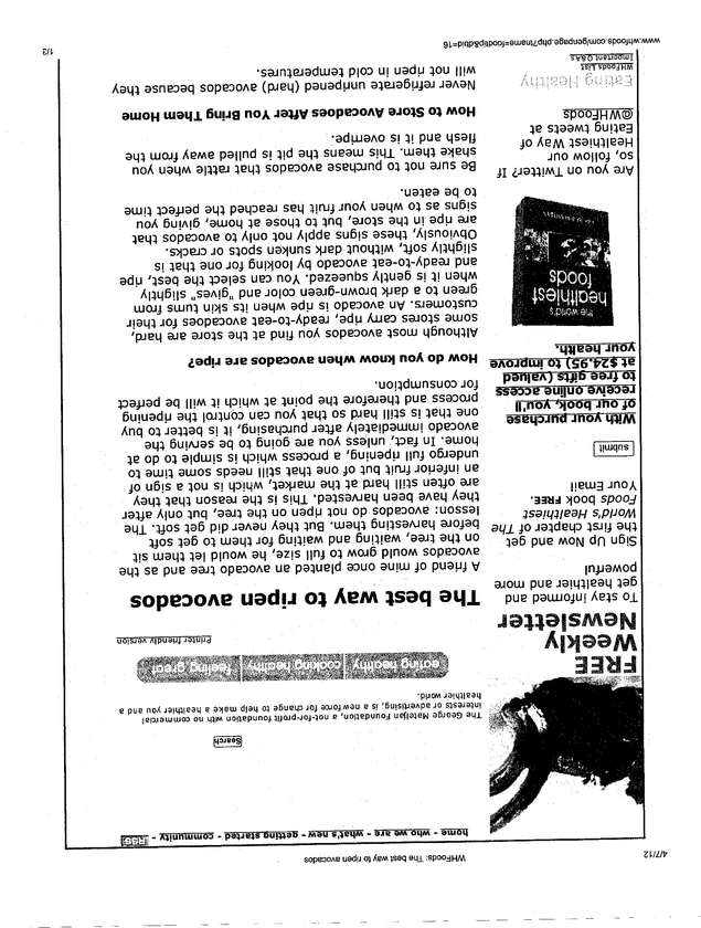 Fax page
