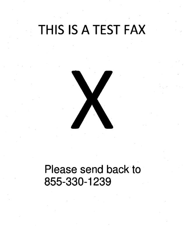 fax page