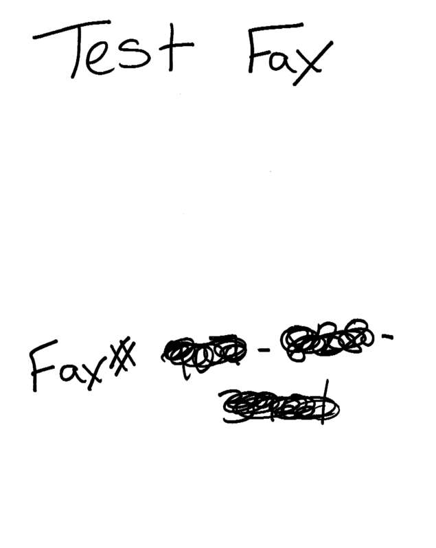fax page