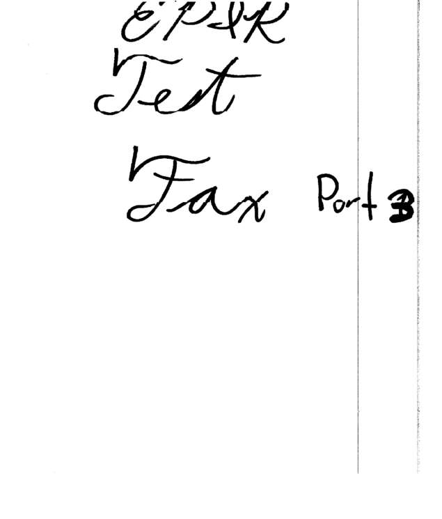 Fax page