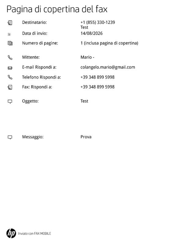 fax page
