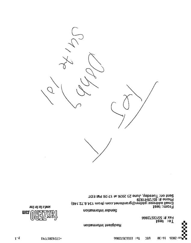 fax page