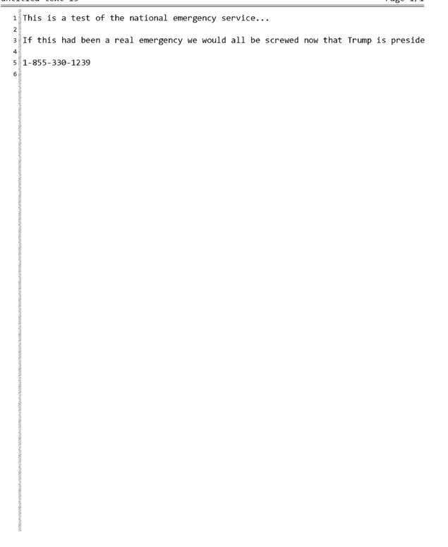 Fax page