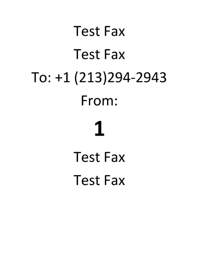 fax page