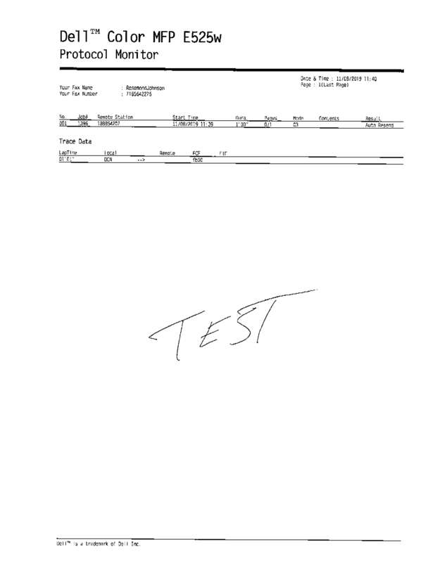 fax page