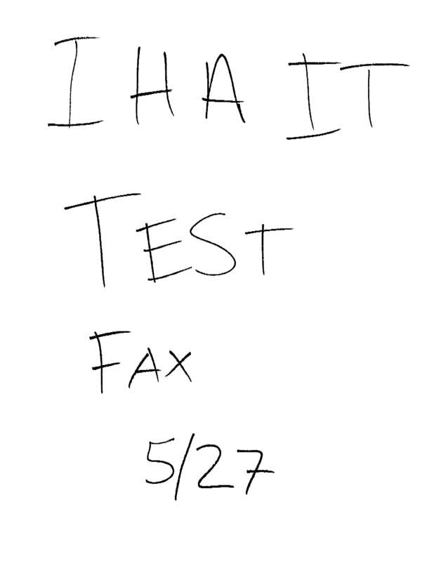 fax page