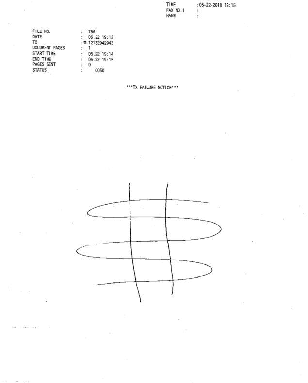 Fax page