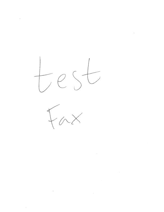 fax page