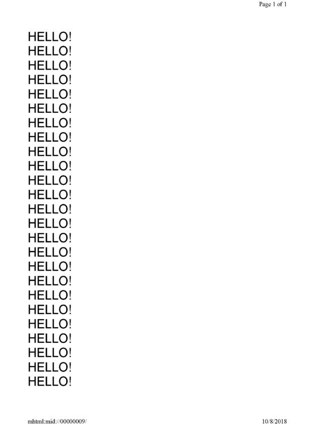 Fax page
