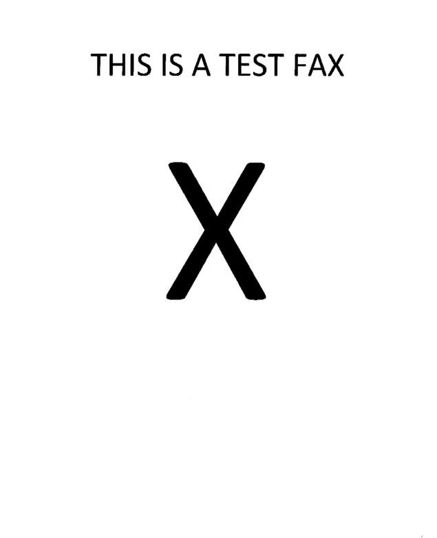 Fax page