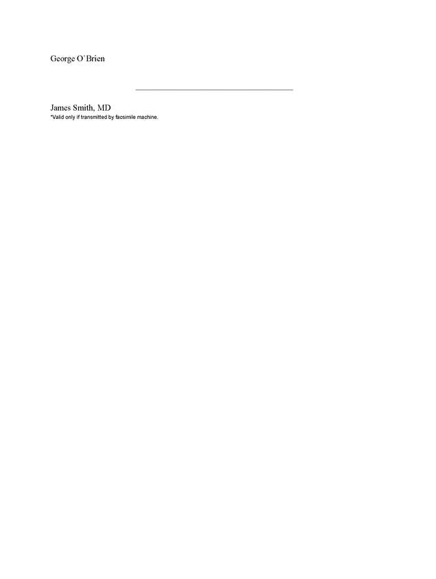 Fax page