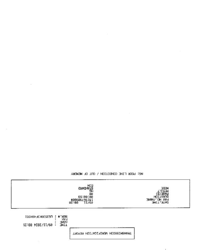 Fax page