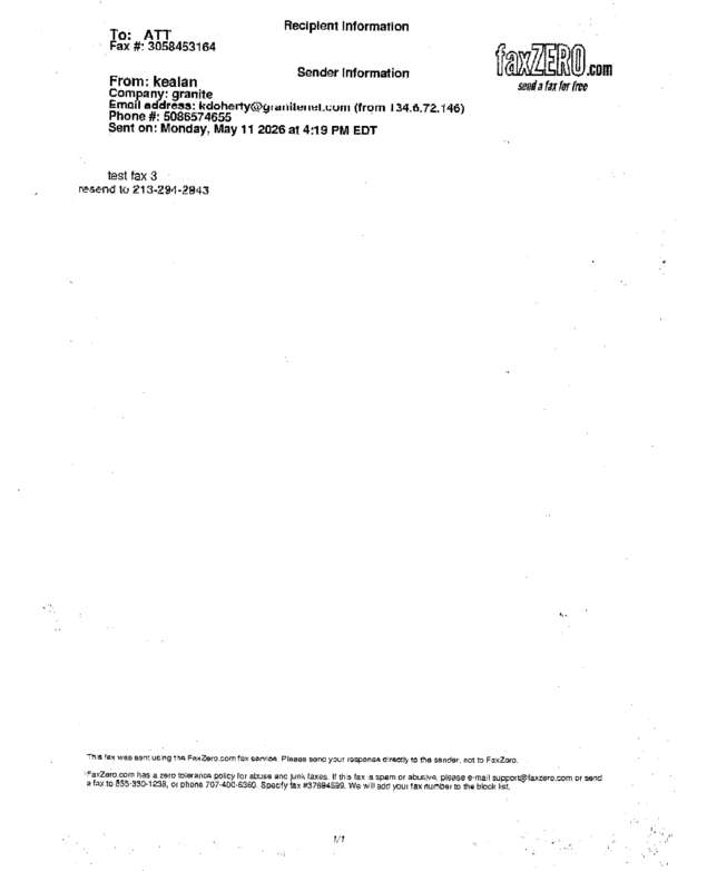 fax page