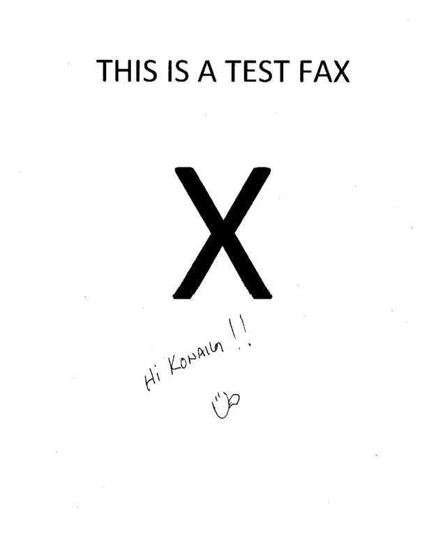 fax page