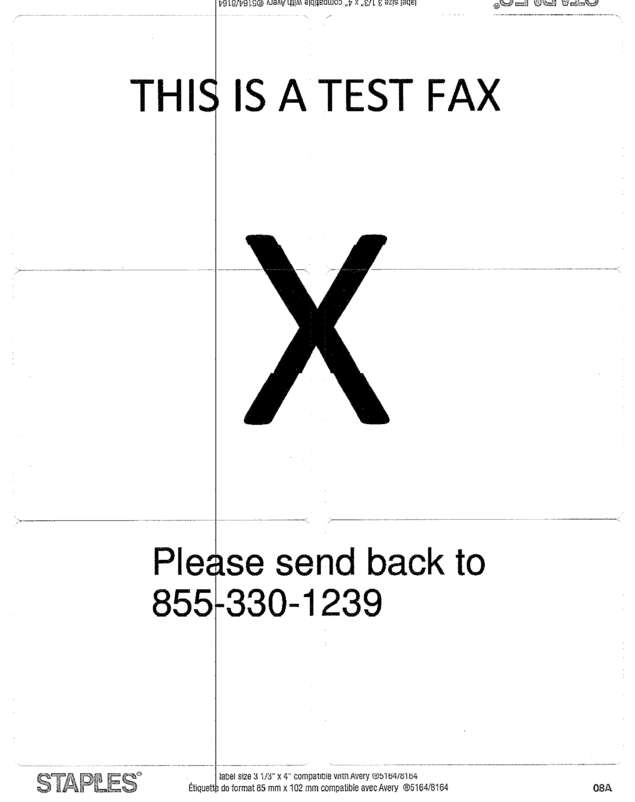 fax page