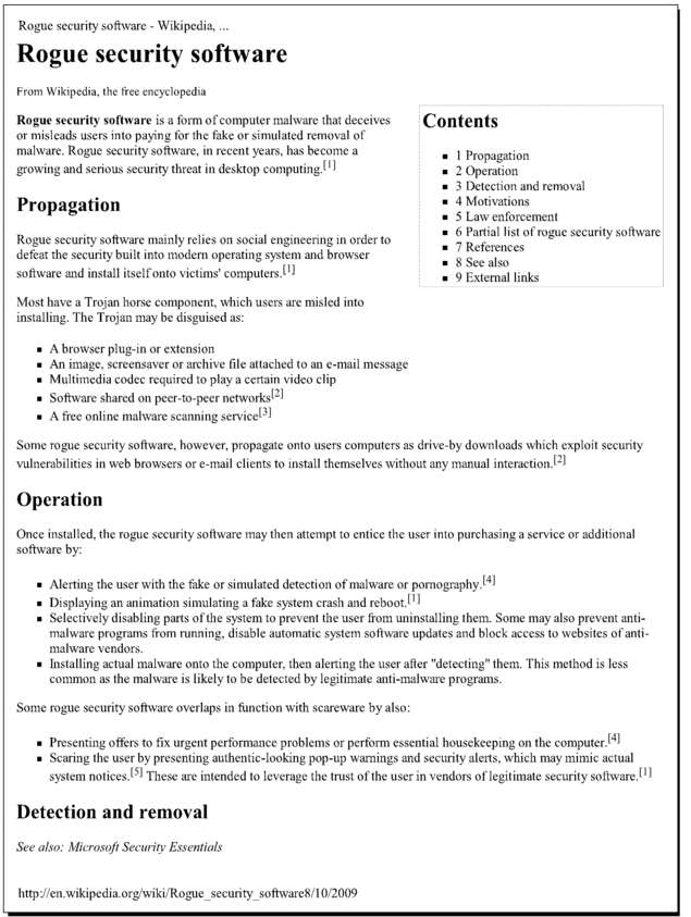Fax page