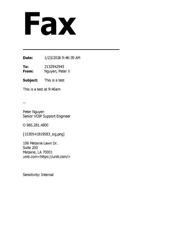 fax page