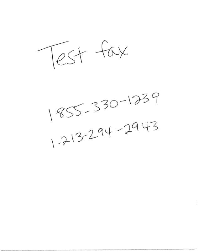 fax page