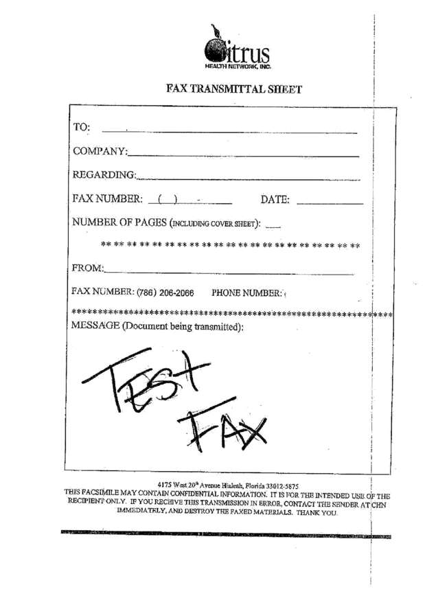 fax page