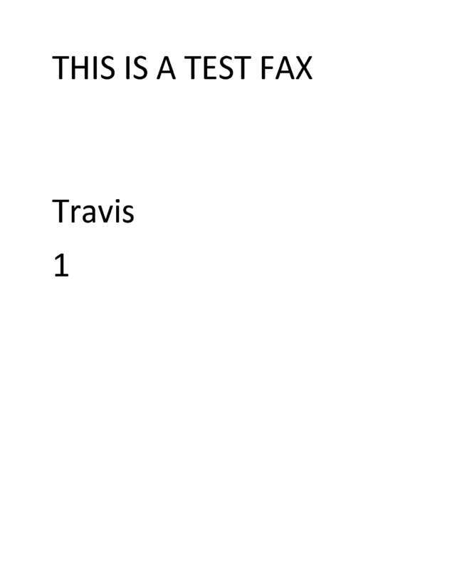 Fax page