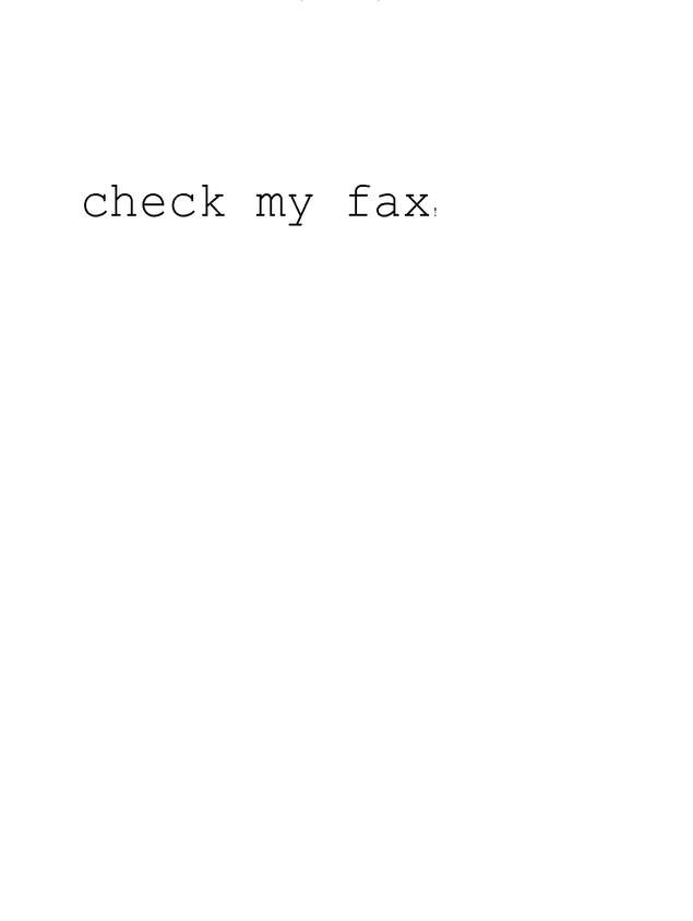 Fax page