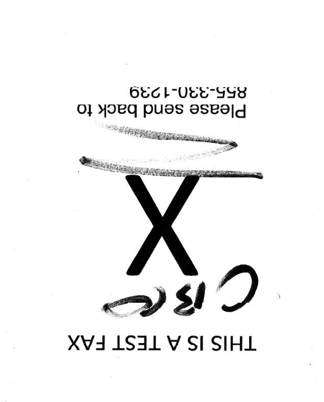 fax page