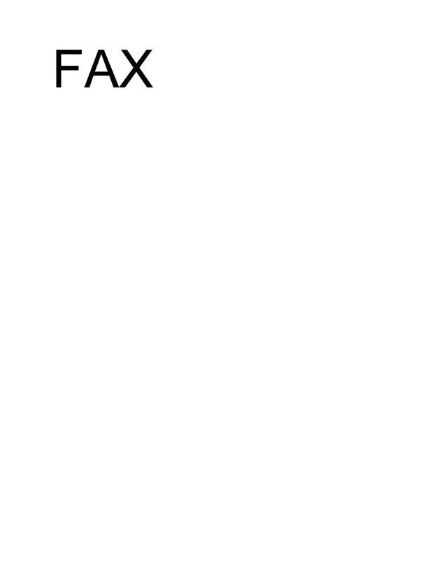 Fax page