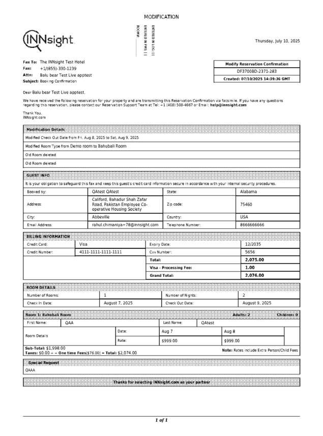 fax page