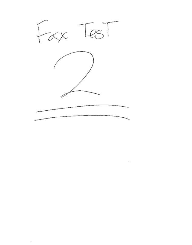 Fax page