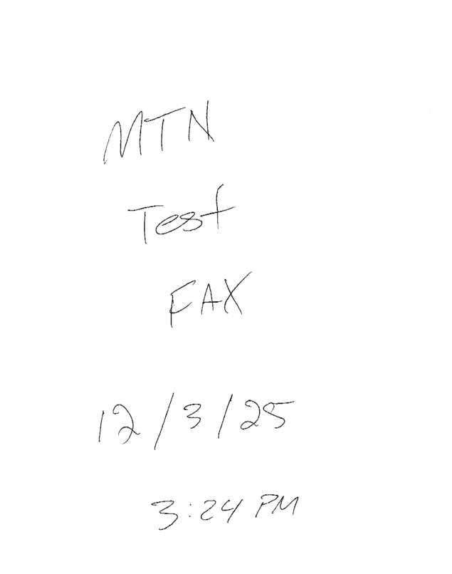 fax page