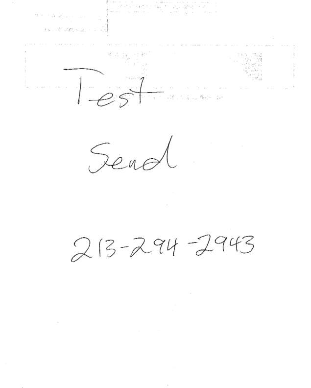 fax page