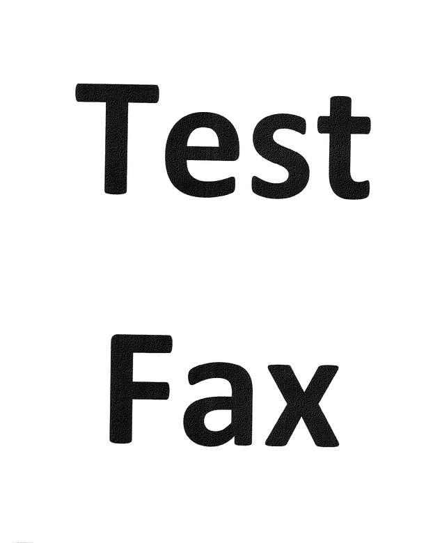 Fax page