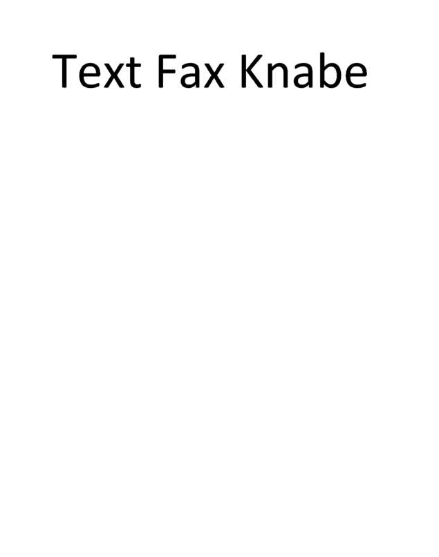 Fax page