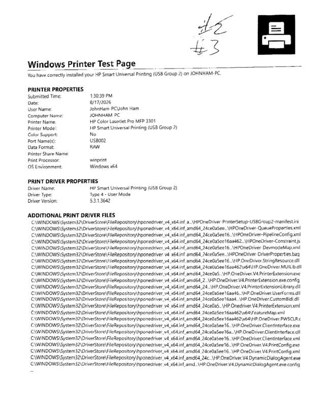 fax page