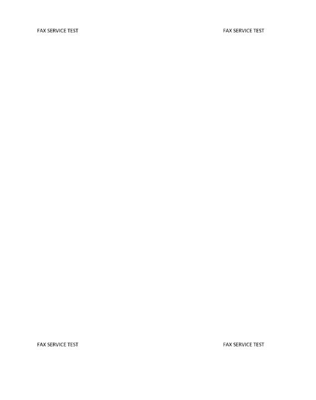 Fax page