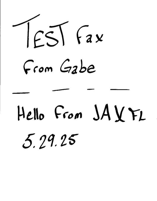 fax page