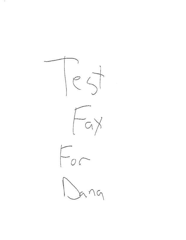 Fax page