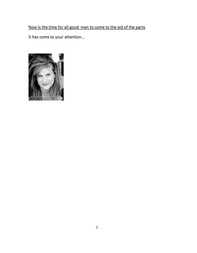 Fax page