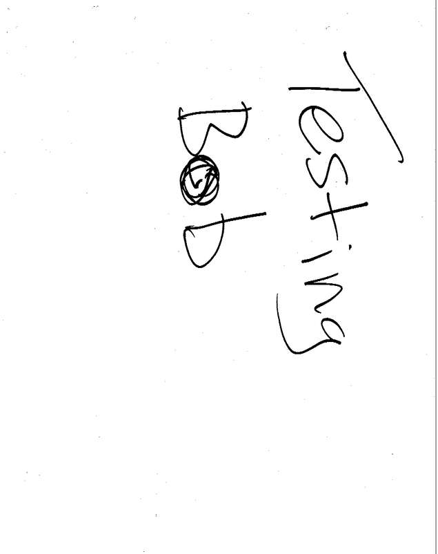 Fax page