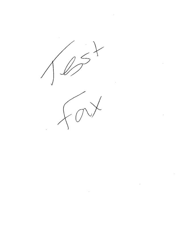 Fax page