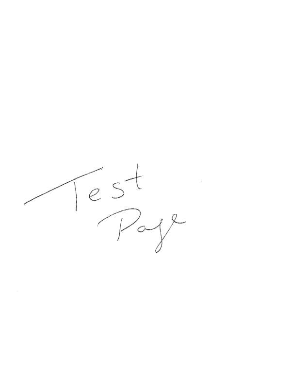 Fax page