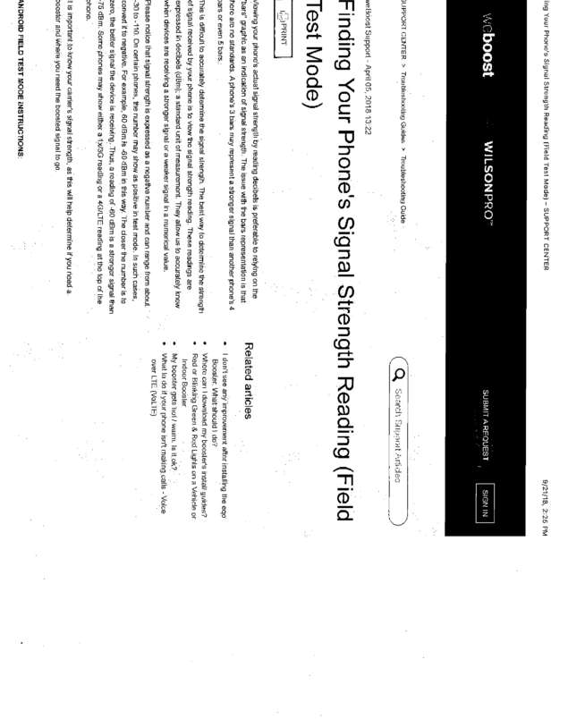 Fax page
