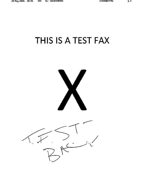 fax page