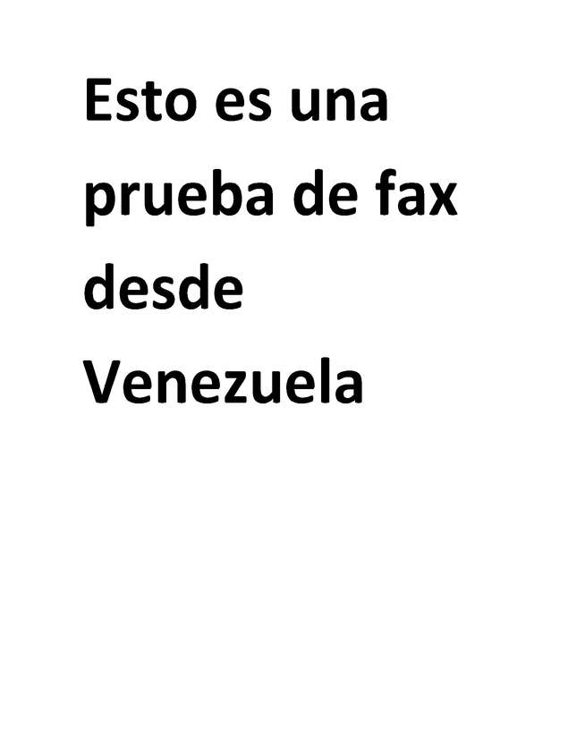 Fax page