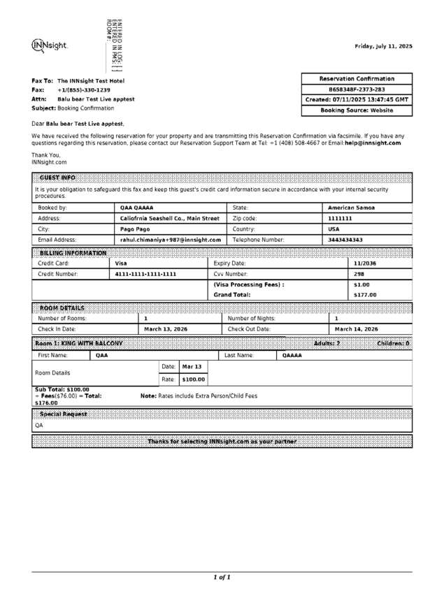 fax page
